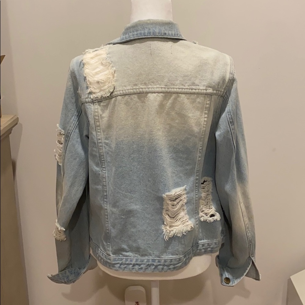 Ripped Jean Jacket - Picture 6 of 6